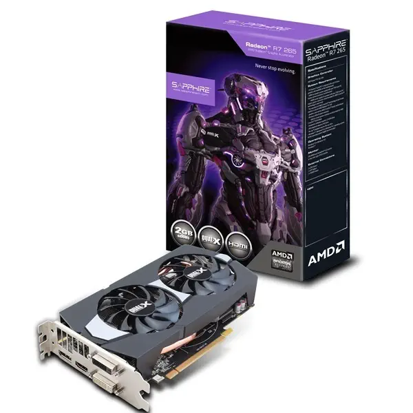 Sapphire R7 265 2GB Ddr5 256Bit 16x Ekran Kartı -11232-00-20G