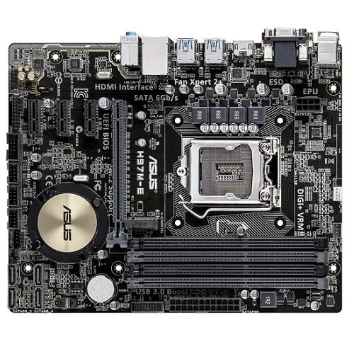 Asus H97M-E  DDR3 S+V+GLAN+ 1150p 16x Anakart