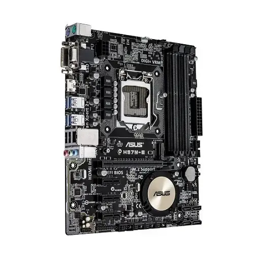 Asus H97M-E  DDR3 S+V+GLAN+ 1150p 16x Anakart