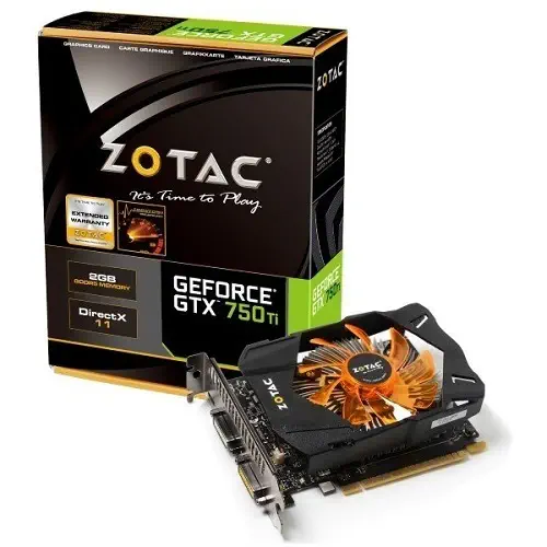 Zotac GTX 750Ti 2GB 128Bit GDDR5 PCI-E 3.0 ZT-70601-10M Ekran Kartı