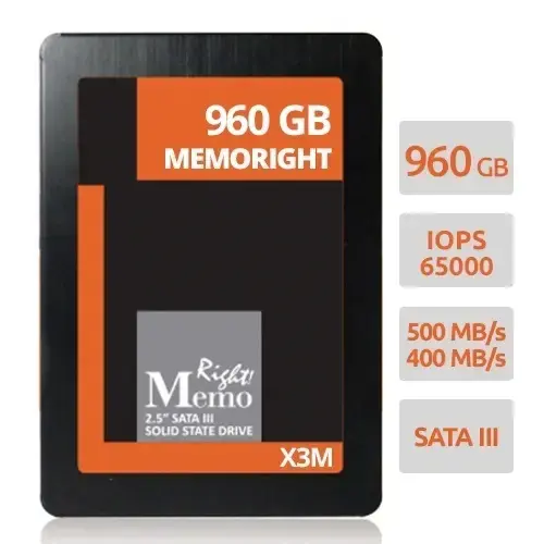 Memoright 960 Gb X3M Sata3 Senkr SSD (500/400)