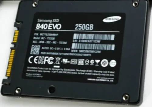 Samsung 250Gb 840 Evo MZ-7TE250BW (540/520 Mb/s) SSD Disk