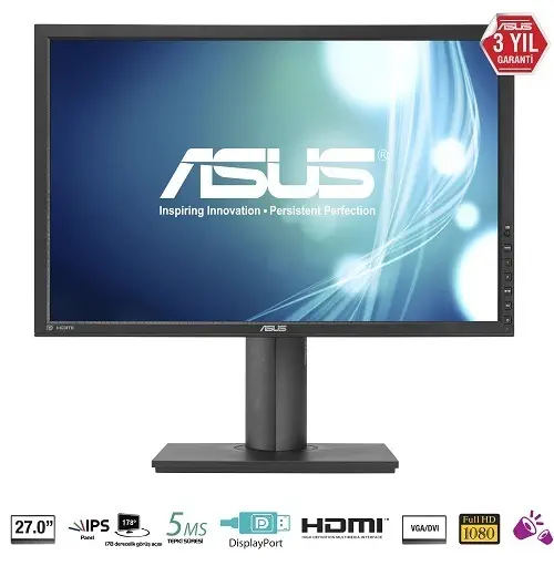 Asus PB278Q 27″ PLS Led Monitör