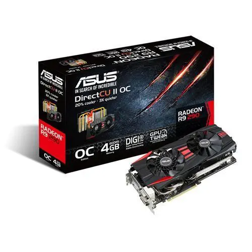 Asus R9 290 DC2 OC 4GB DDR5 512Bit Ekran Kartı