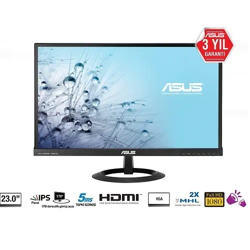 Asus VX239H 23″ 5ms (Analog+2xHDMI) Full HD IPS LED Monitör