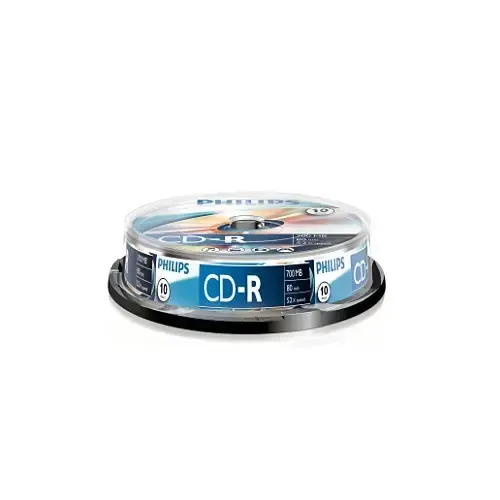Philips CD-R 52X 80Dk 700MB 10`LU Spindle CD