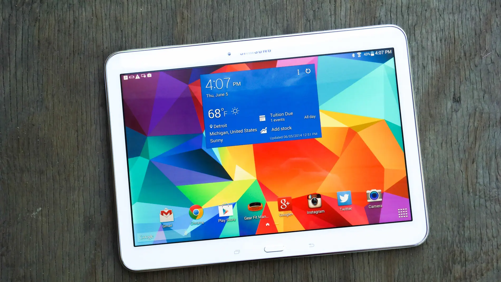 Samsung Galaxy Tab 4 T530 16GB 10.″ Beyaz Tablet