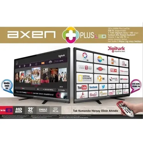 Sunny (Axen) Plus 32″ Hd Led Tv + 1 Yıllık Digiturk