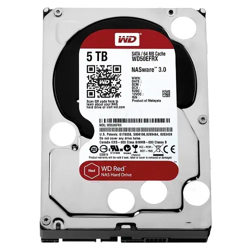 WD 5TB Red Intellipower SATA3 64MB Harddisk (WD50EFRX)