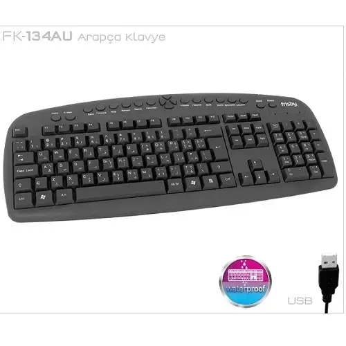 Frisby FK-134AU Q USB MM Arapça Klavye