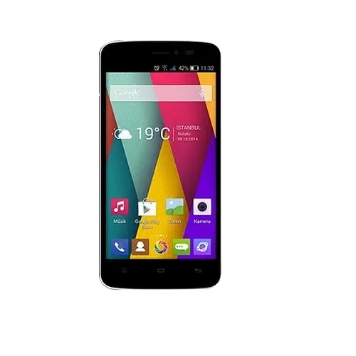 General Mobile Discovery II Mini Cep Telefonu (Beyaz-Siyah Arka Kapaklı)