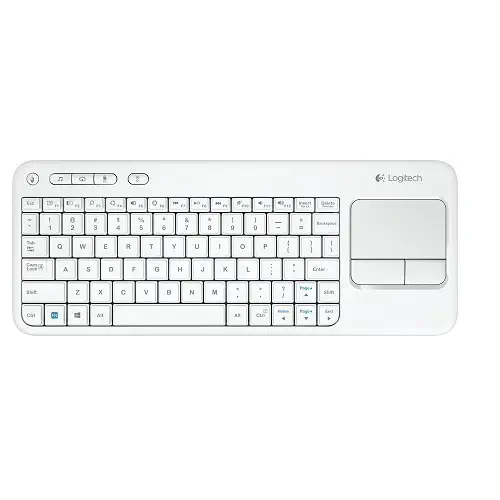 Logitech K400 Kablosuz Touch Unifying Klavye - Beyaz