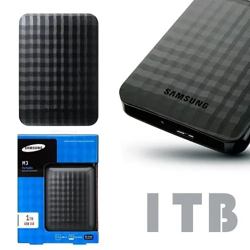 Samsung 1TB 2.5″ M3 USB 3.0 Siyah Taşınabilir Disk STSHX-M101TCB