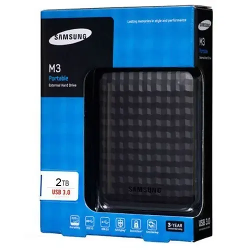 Samsung 2TB 2.5″ M3 USB3.0 Siyah Taşınabilir Disk STSHX-M201TCB