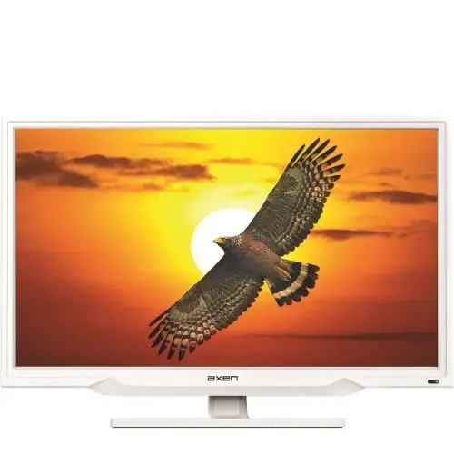 Axen 23″ Dahili HD Uydulu Beyaz  Led Tv 