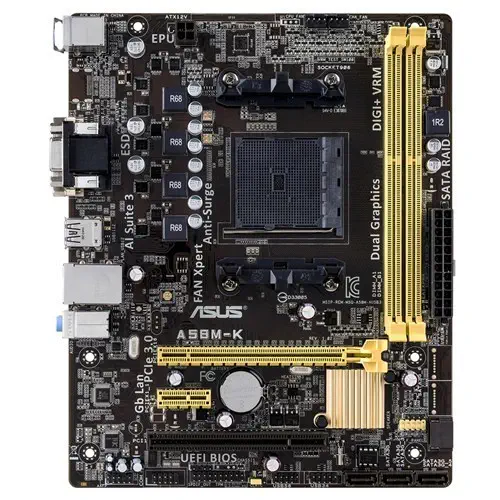 Asus A58M-K Amd A58 DDR3 Dvı Glan Com USB3.0 FM2 Anakart