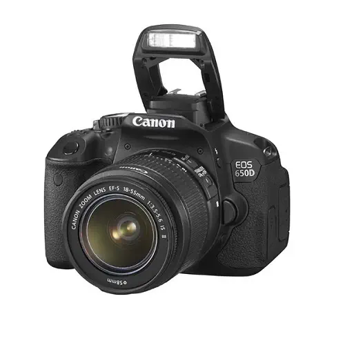 Canon EOS 650D DC 18MP 3.0 LCD+18-55+75-300mm Lens