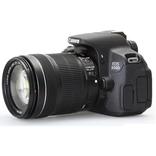 Canon EOS 650D DC 18MP 3.0 LCD+18-55+75-300mm Lens