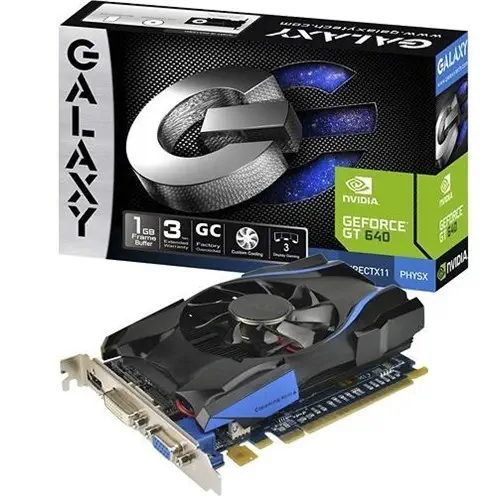 Galaxy GT640 GC 1Gb DDR3 128 Bit HDMI/DVI Nvidia Ekran Kartı