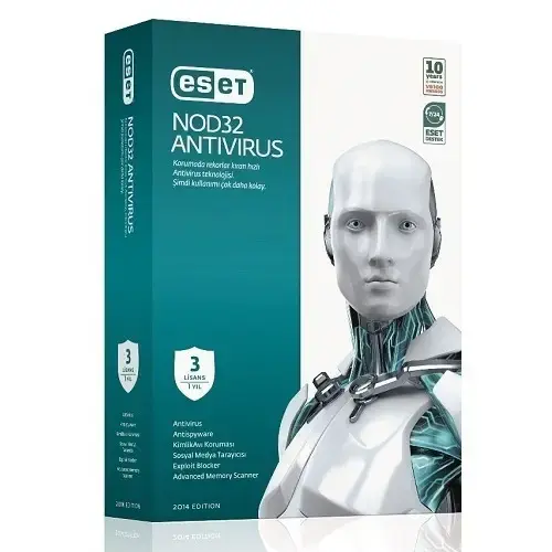 Nod32 Eset Antivirüs Türkçe 3 Kullanıcı 8.0