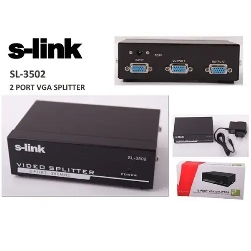 Monitör Çoklayıcı Switch (2 Port) 350MHz