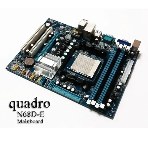 Quadro N68D-E Amd AM3/2+/2 DDR2/DDR3 Vga+Sata+Lan Anakart