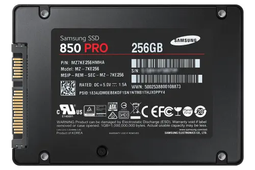 Samsung 850 PRO 256GB 550MB-520MB/s Sata3 2.5″ SSD (MZ-7KE256BW)