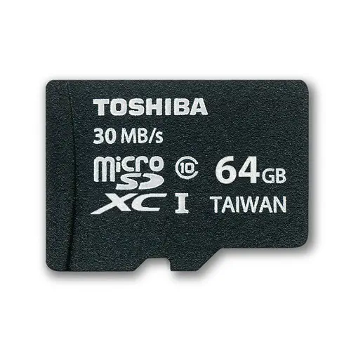 Toshiba 64 Gb Micro SD (Class10 30Mb/s Adaptör) Hafıza Kartı