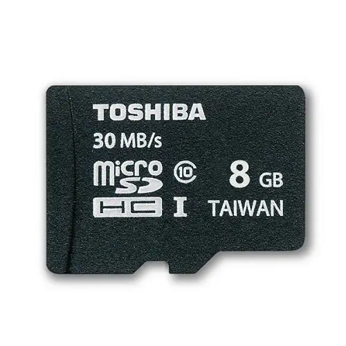 Toshiba 8 GB Micro SD (Class10 30Mb/sn SD Adaptör) Hafıza Kartı