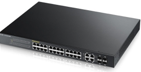 Zyxel GS1920-24HP V2 24 Port 100/1000 + 4xDualSFP L2 Yönetilebilir Hybrid Nebulaflex Poe Switch
