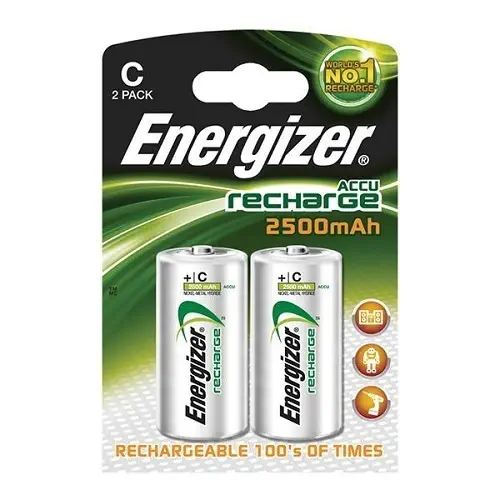 Energizer E11-8740 2500mAH C Tipi Şarjlı Pil