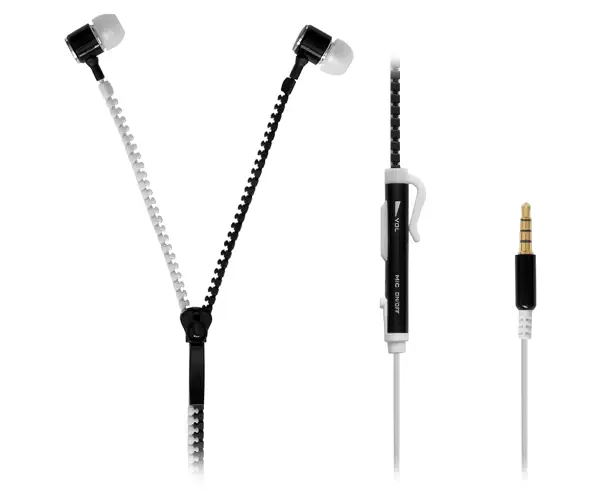 Frisby Fhp-52E Fermuar Dizayn Siyah-Beyaz Mikrofonlu Kulaklık