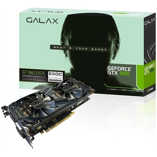 Galaxy GTX960 EX OC 2GB DDR5 128Bit Dv Hdm 16x Ekran Kart