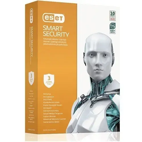 Nod32 Eset Smart Security Türkçe 3 Kullanıcı 8.0