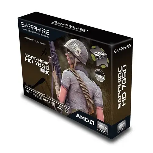Sapphire HD7850 2 Gb 256Bit DDR5 Dp Ekran Kartı (11200-25-20G)
