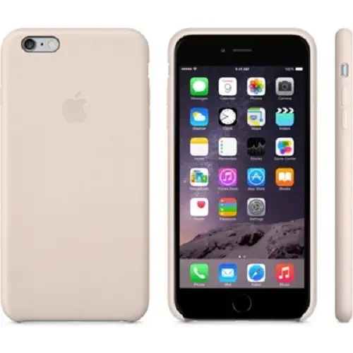 Apple iPhone 6 Plus Deri Case Açık Pembe (MGQW2ZM/A)
