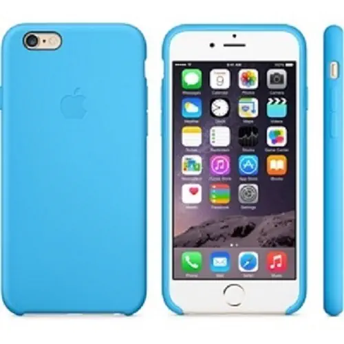 Apple iPhone 6 Plus Silikon Kılıf Mavi (MGRH2ZM/A)