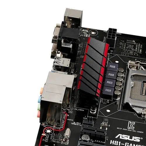 Asus H81-Gamer S+V+Glan+ Hdmı 1150p 16x Anakart 