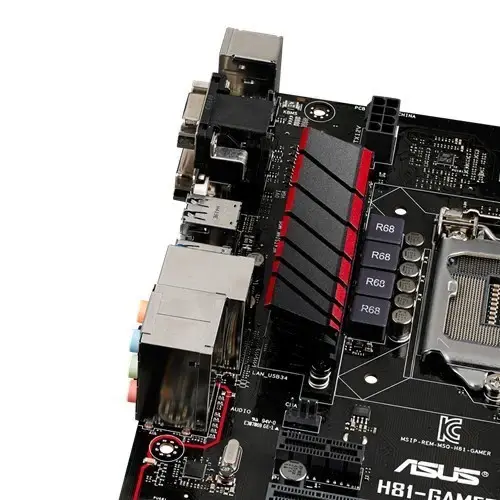 Asus H81-Gamer S+V+Glan+ Hdmı 1150p 16x Anakart 