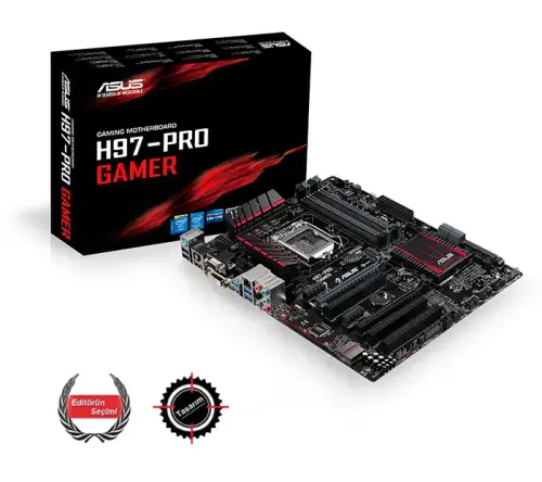 Asus H97-Pro Gamer DDR3 S+V+Glan+ Hdmı 1150p 16x  Anakart