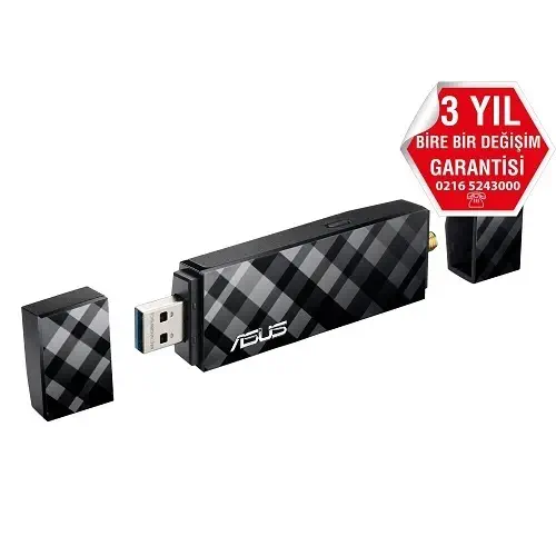 Asus USB-AC56 DualBand AC-1300 5dbi Antenli Kablosuz USB Adaptör
