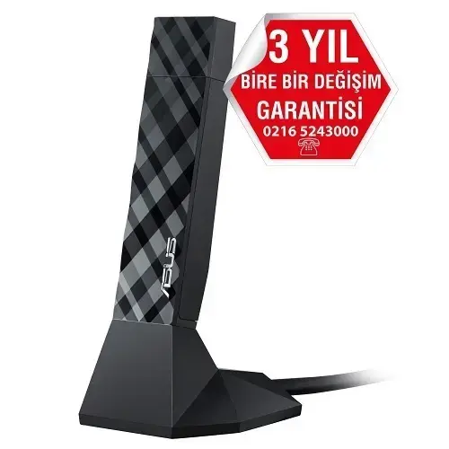 Asus USB-AC56 DualBand AC-1300 5dbi Antenli Kablosuz USB Adaptör