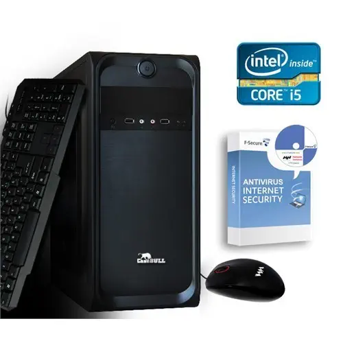 CaseBull PCI5181VG Intel Core i5 460M 2.53GHz / 2.8GHz 8GB 1TB Masaüstü Bilgisayar + Antivirüs Hediye