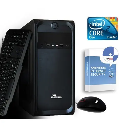 CaseBull PCE84322OB Intel Core 2 Duo E8400 3.0GHz 2GB 320GB Masaüstü Bilgisayar + Antivirüs Hediye