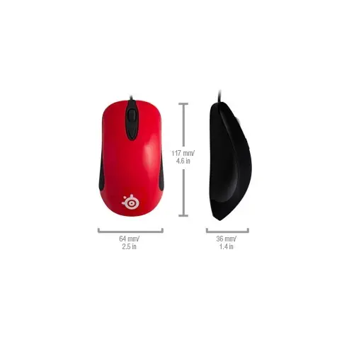 Msi Steel Series Kinzu V2 Optical Gaming Mouse - Kırmızı