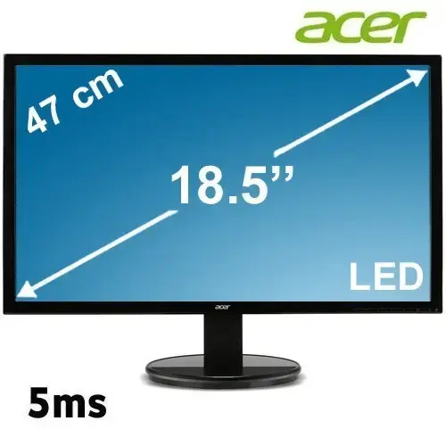 Acer K192HQLB 5ms 18.5″ Geniş Ekran Led Monitör