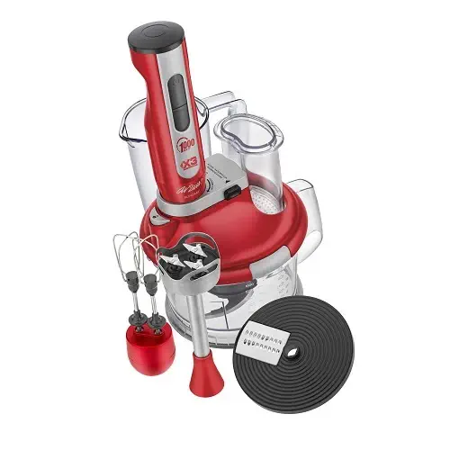 Arzum AR1003 Blendart Multi Blender Seti - Kırmızı 1000W