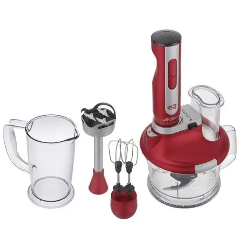 Arzum AR1003 Blendart Multi Blender Seti - Kırmızı 1000W