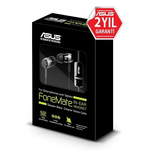 Asus Fonemate Kulak İçi Kulaklık - Siyah