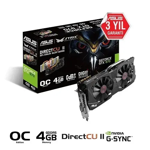 Asus STRIX-GTX970-DC2OC-4GD5  Ekran Kartı